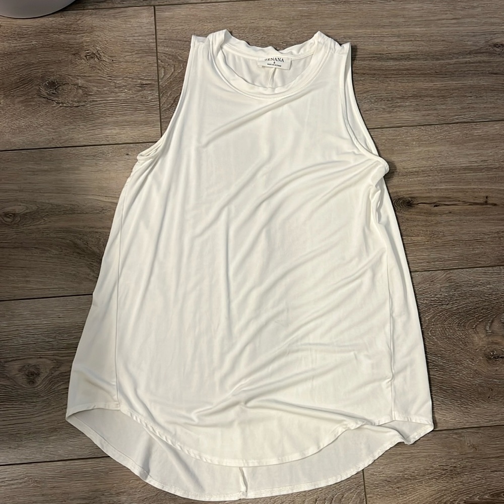 Zenana small women’s tank - longer length- higher cut - thick stretch fabric